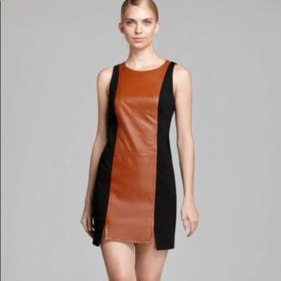 Trina Turk Dresses & Skirts - NWOT Trina Turk Leather Sleeveless Dress